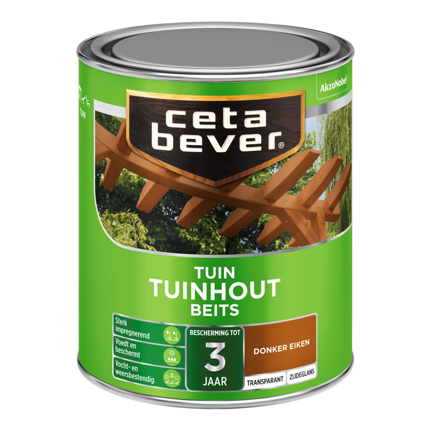 Cetabever Transparante Tuinhout Beits - Donker Eiken - 750ml-image