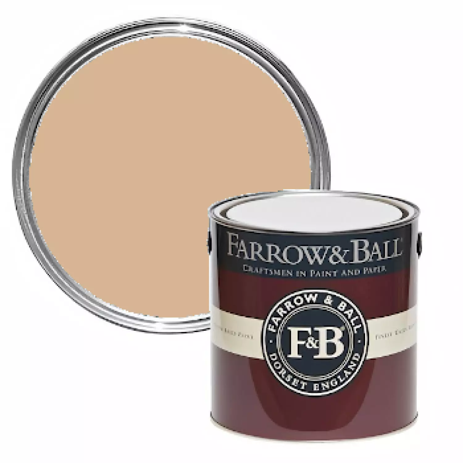 Farrow & Ball Flat Eggshell Mortar Pink No.G13 - 2,5L-image