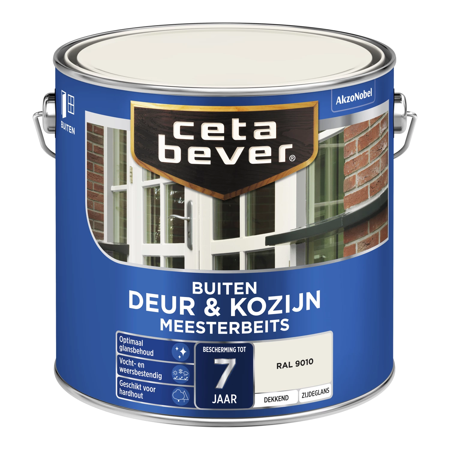 Cetabever Meesterbeits Deur En Kozijn Dekkend - Zuiver wit - 2,5L-image