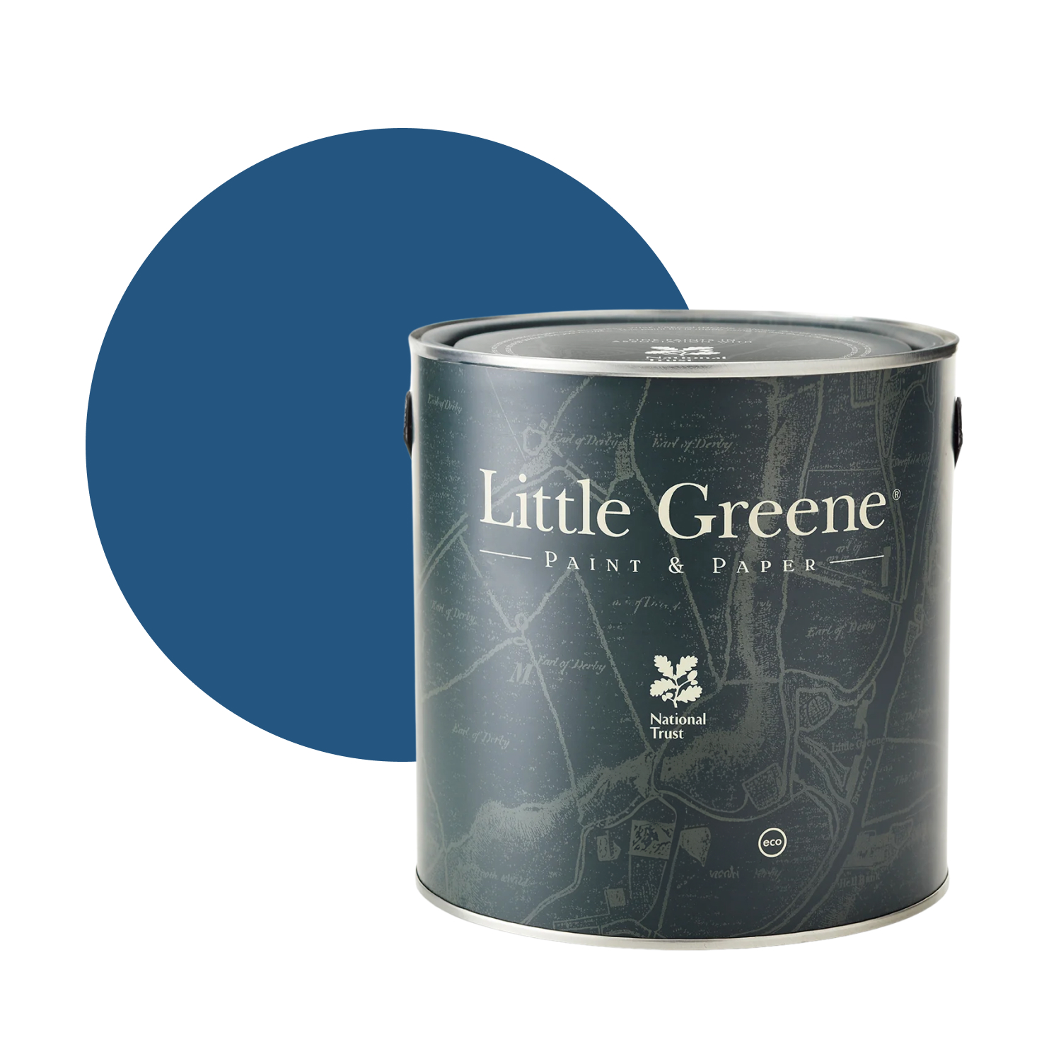 Little Greene Intelligent Eggshell - Mazarine No. 256 - 1L-image
