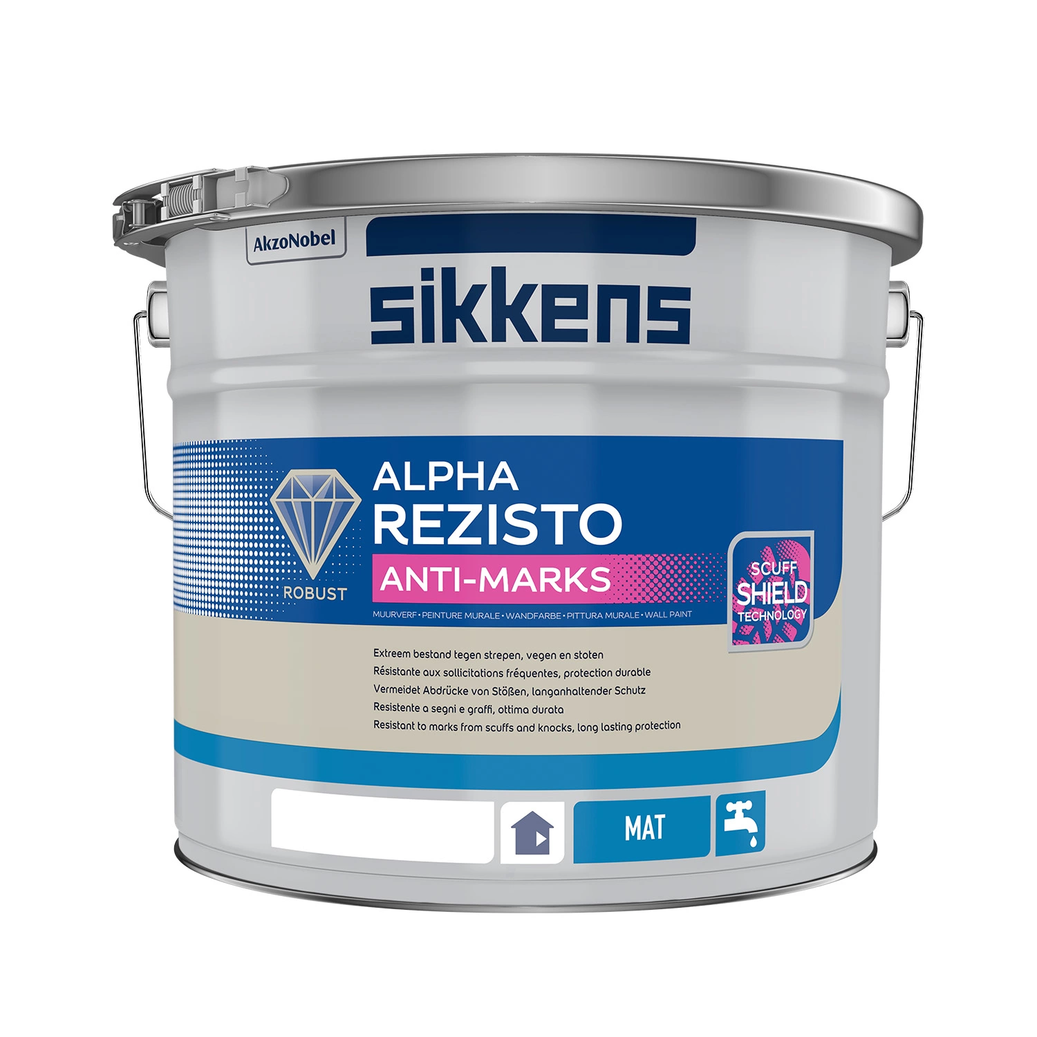 Sikkens Alpha Rezisto Anti Marks Mat - N00 9,3 L-image