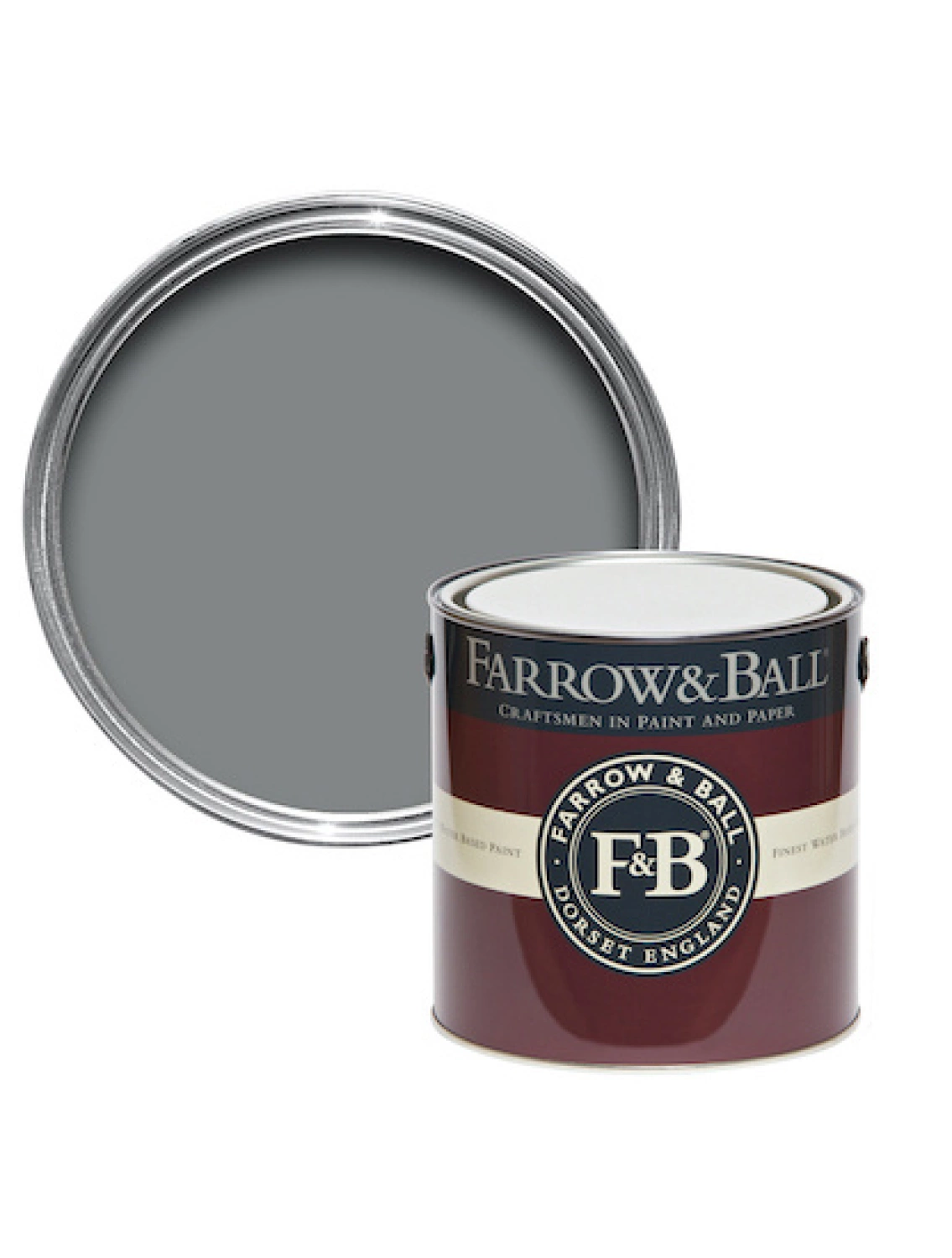 Farrow & Ball Casein distemper Plummett No. 272 - 5L-image