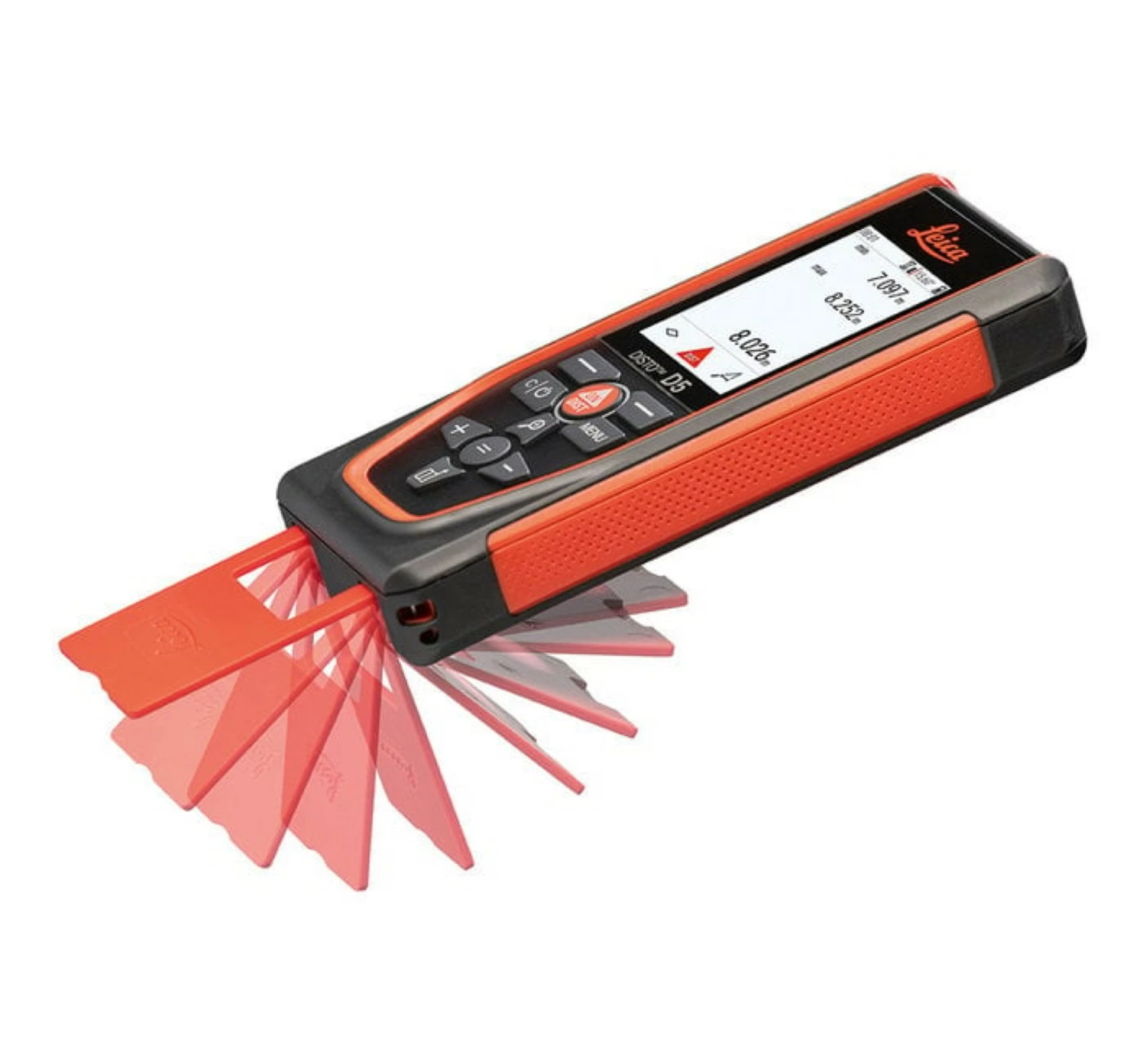 Leica Disto D5 Afstandsmeter in tas - Bluetooth - 200m - IP54-image