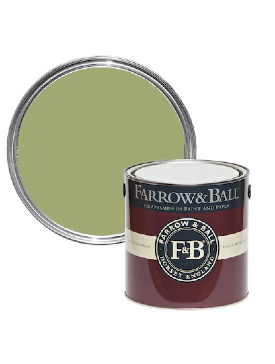 Farrow & Ball Full Gloss Saxon Green No. 80 - 2.5L 6 Year-image