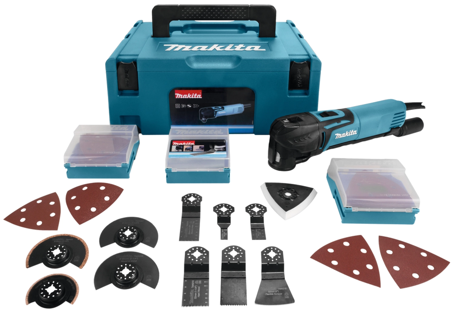 Makita TM3010CX2J Multitool + 42 delige accessoireset in Mbox - 320W-image