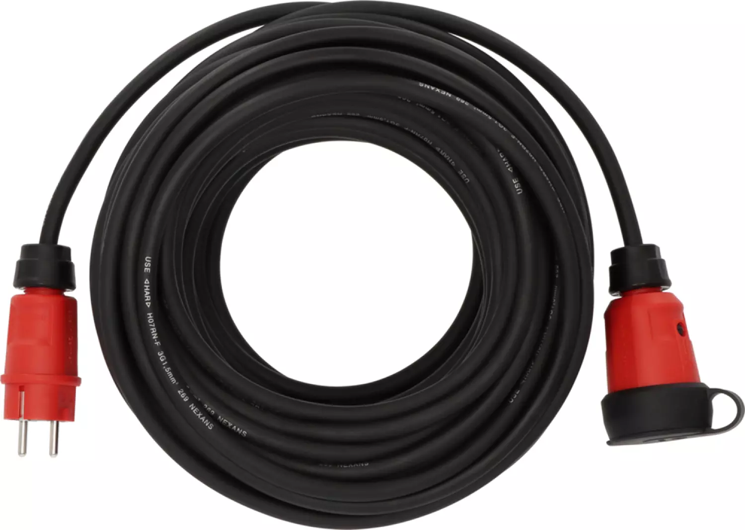 Brennenstuhl Professional VN 2100 Verlengsnoer H07RN-F 3G1,5 - IP44 - 25m - Zwart-image
