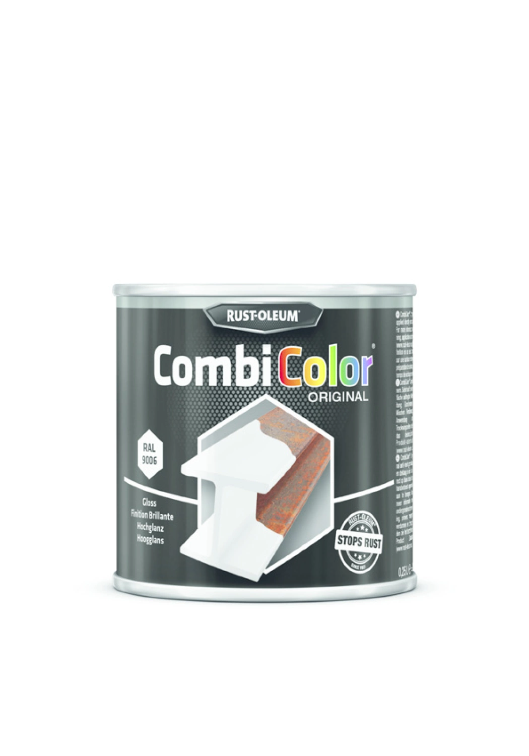 Rust-Oleum Combicolor Hoogglans - RAL 9006 aluminium - 250ml-image
