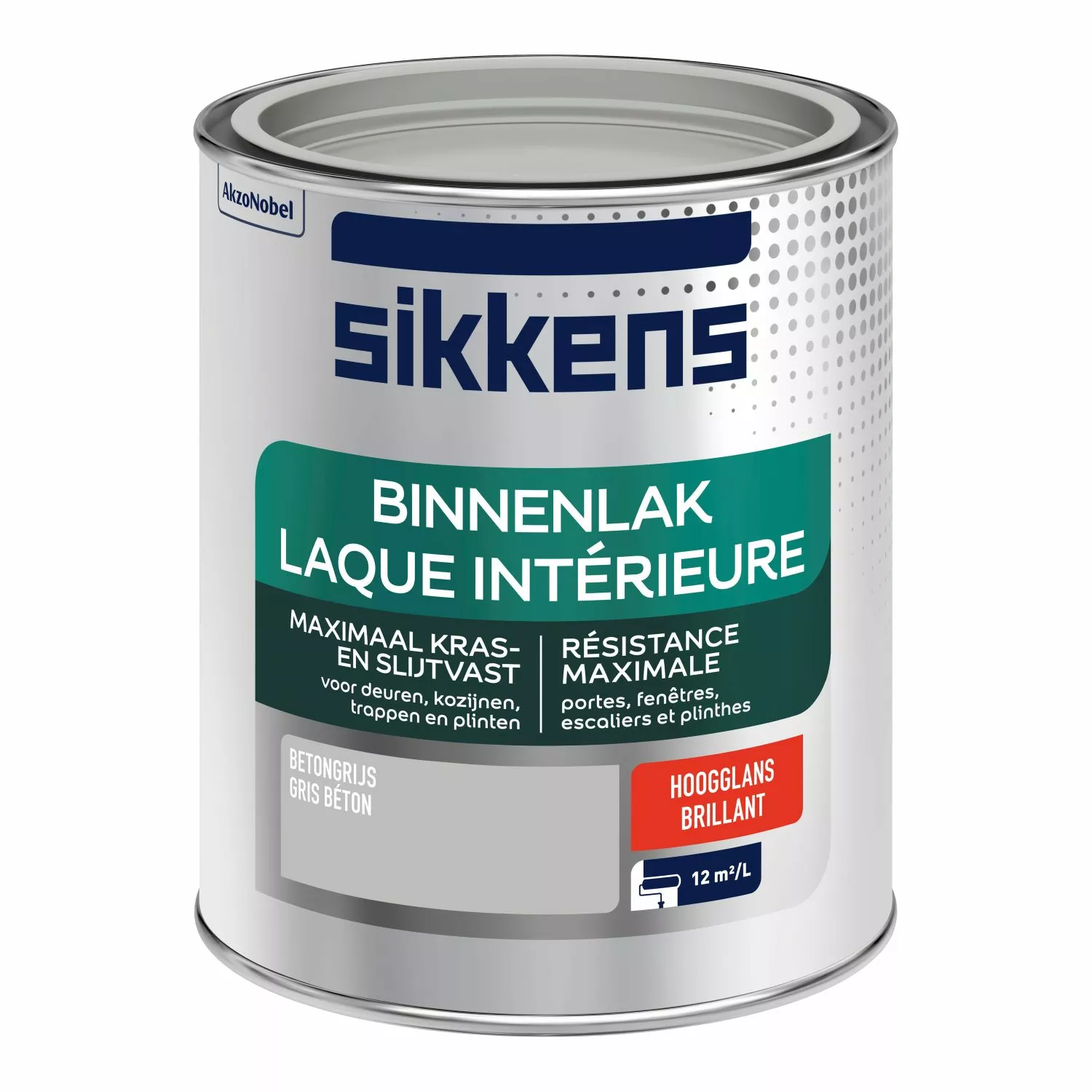 Sikkens Binnenlak Hoogglans - Betongrijs - 750ml-image