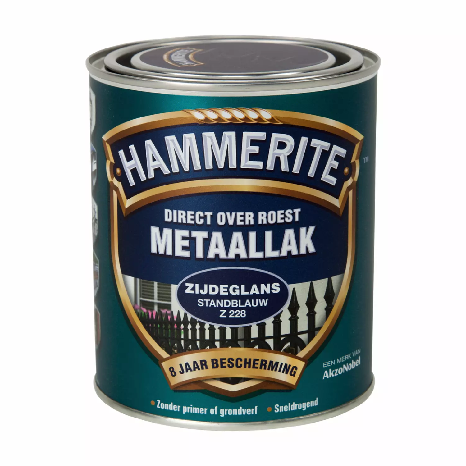 Hammerite Metaallak Zijdeglans - Stand Blauw - 750ml-image