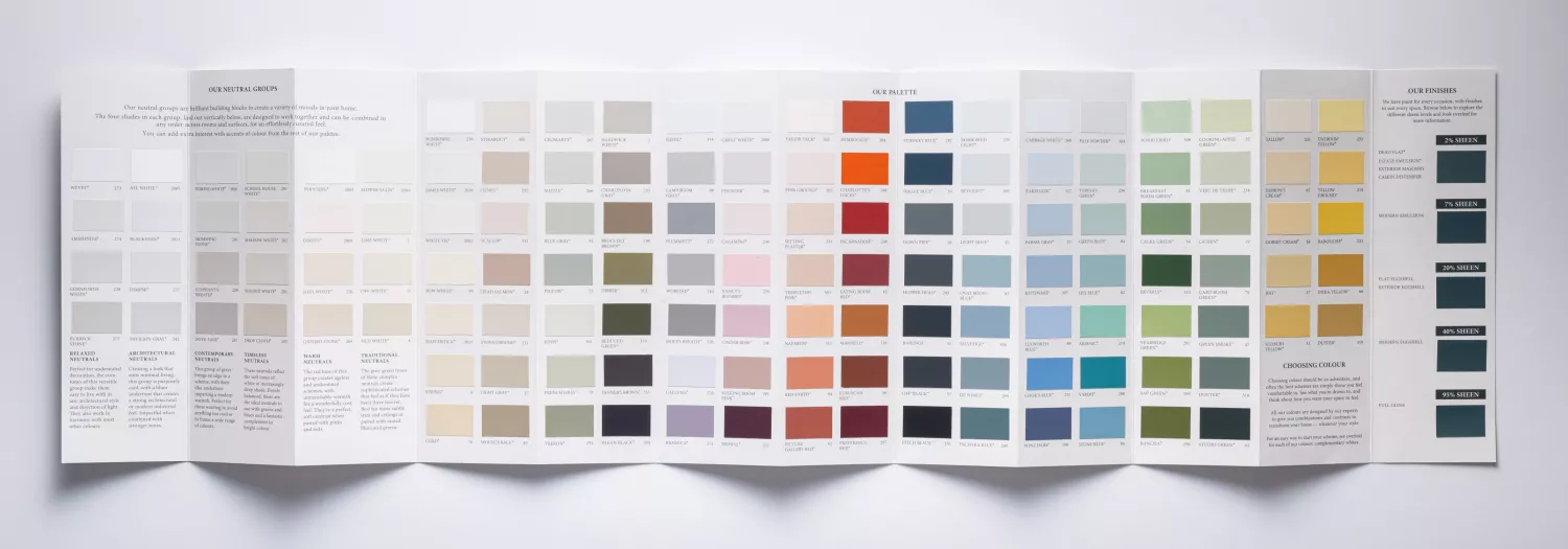 Farrow and Ball kleurenkaart-image