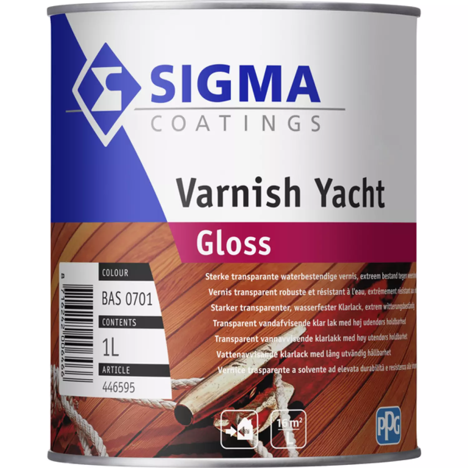 Sigma Varnish Yacht Gloss - blank 0701 - 1L-image
