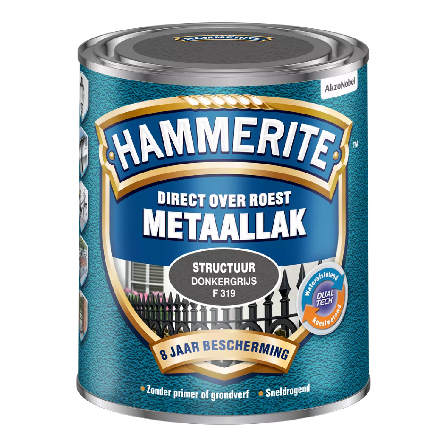 Hammerite Metaallak Structuur-image