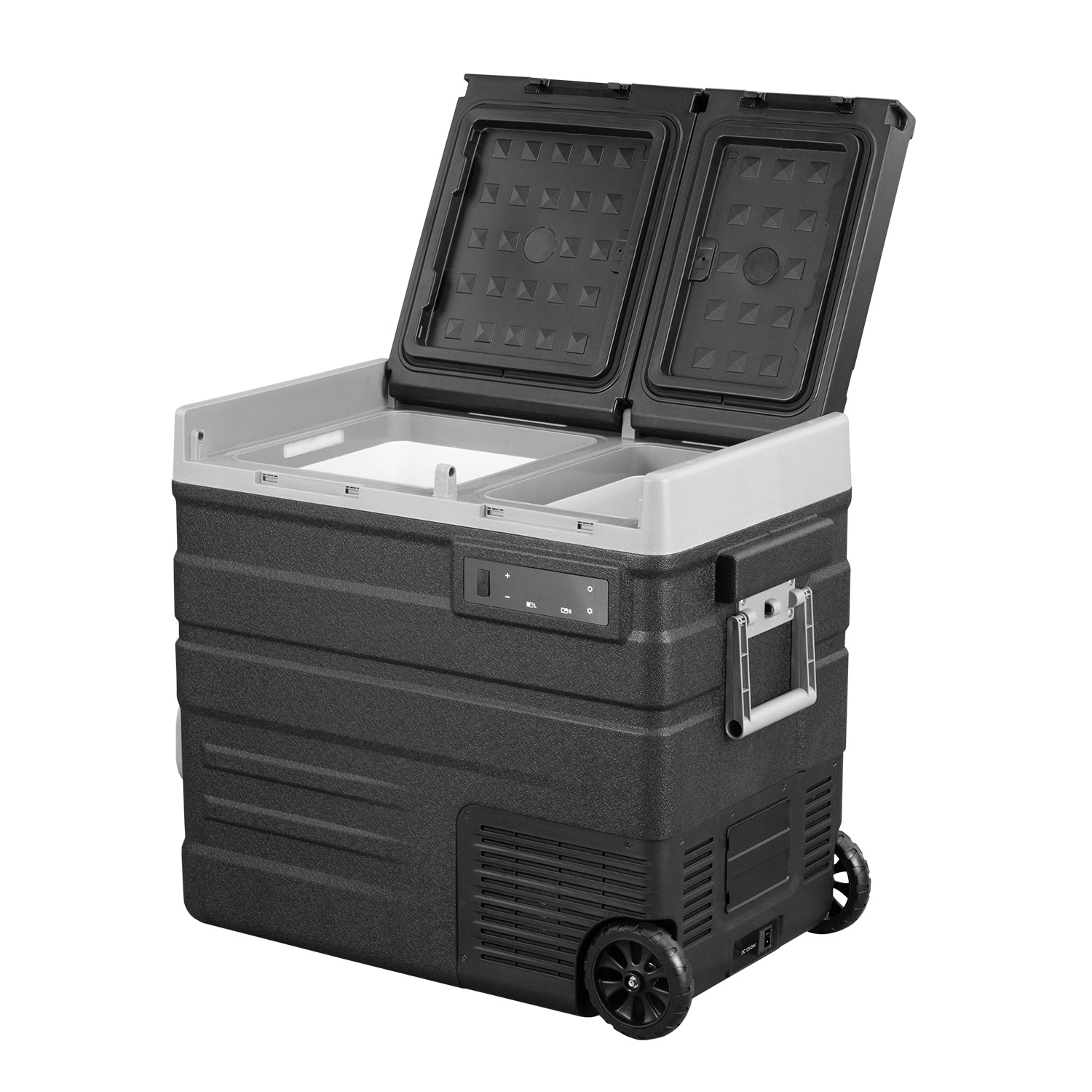 Steamy-E SECUD65 Dual Zone Roller Elektrische Compressor Koelbox op wielen - 57L-image