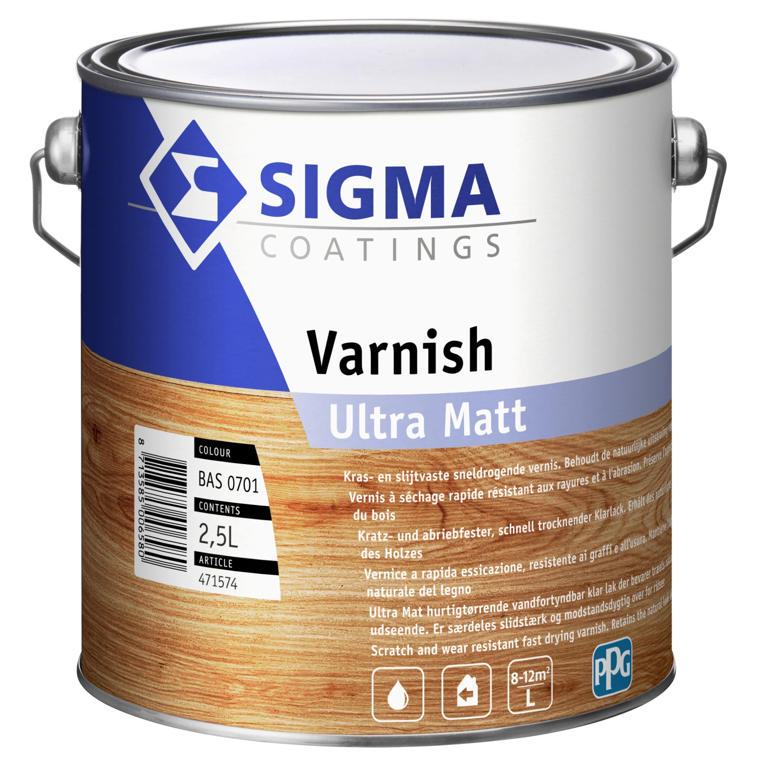 Sigma Varnish Ultra Matt - op kleur gemengd - 2,5L-image