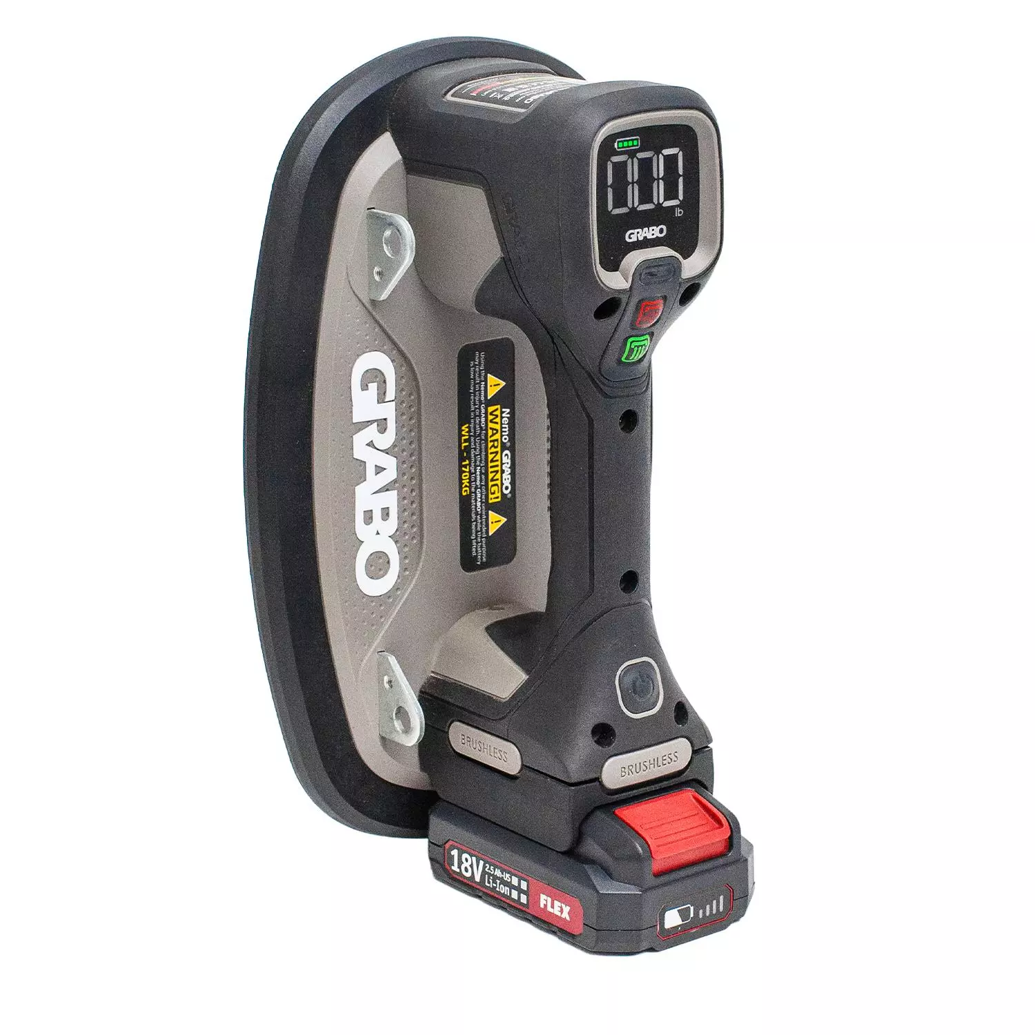 Grabo Pro Brushless Elektrische Vacuüm Tegeldrager Tool only set in systainer - 120kg-image