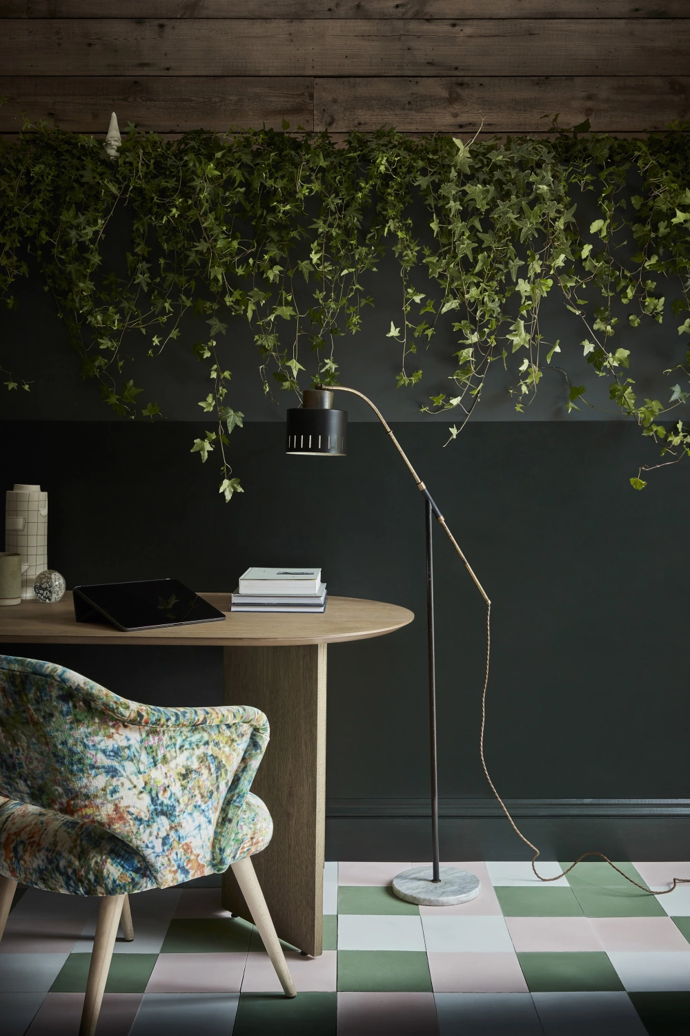 Little Greene Absolute Matt Emulsion - Obsidian Green No. 216 - 5L-image