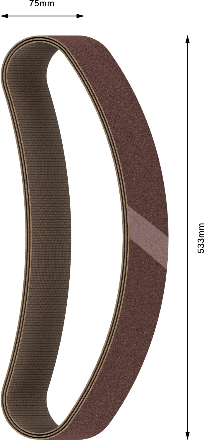 Bosch 2608607259 Schuurband X440 - K120 - 75 x 533mm (10st)-image