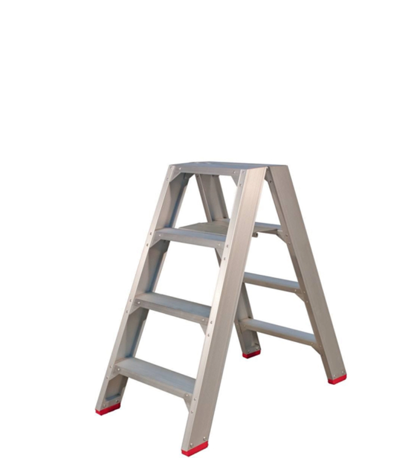 Little Jumbo 4741000204 SuperPRO Dubbele trap - Aluminium - 2 x 4 treden - max. werkhoogte 0.95 m.-image