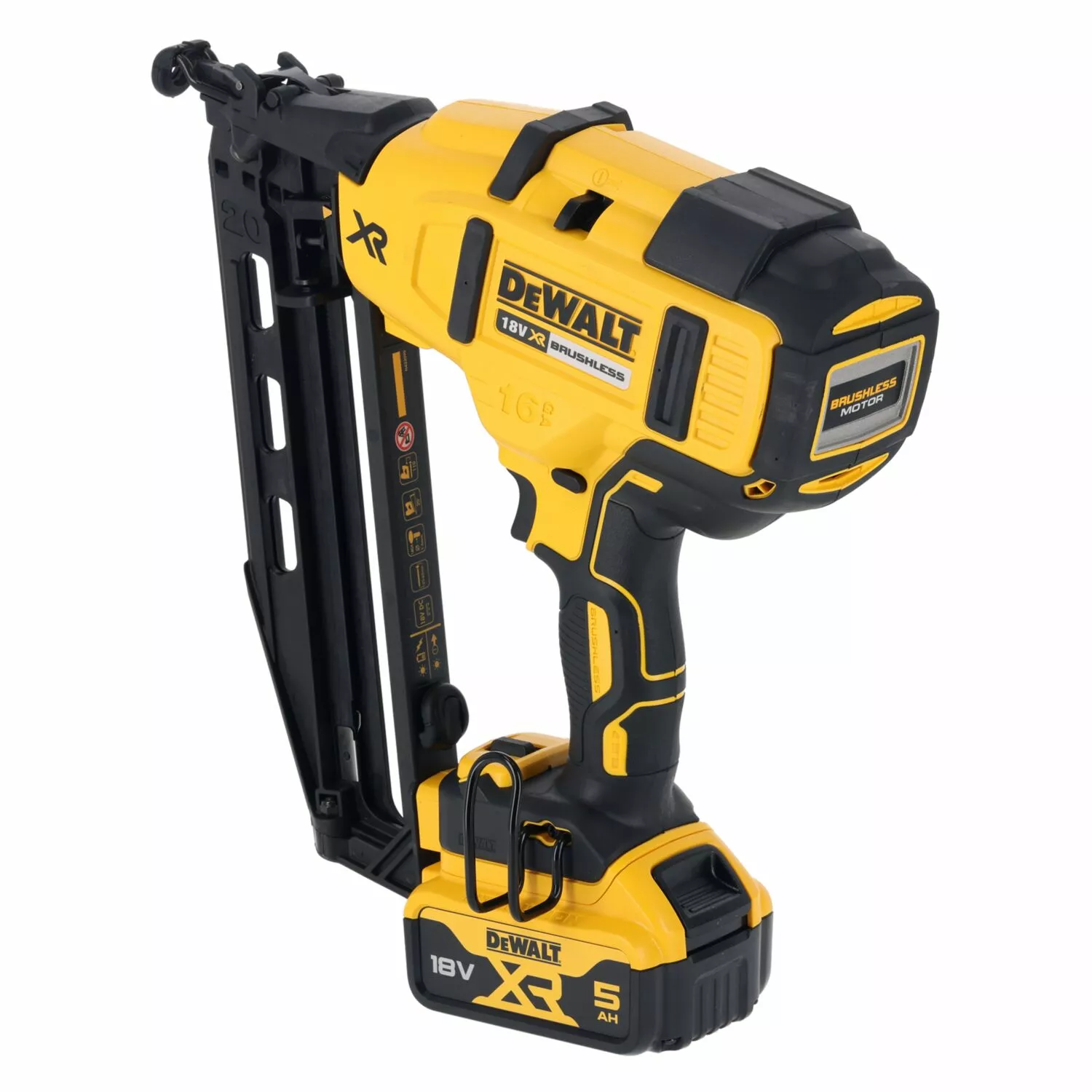 DeWALT DCN660NT-XJ 18V Li-ion XR accu afwerktacker body in TSTAK - 32-63mm - 16 Gauge - koolborstelloos-image