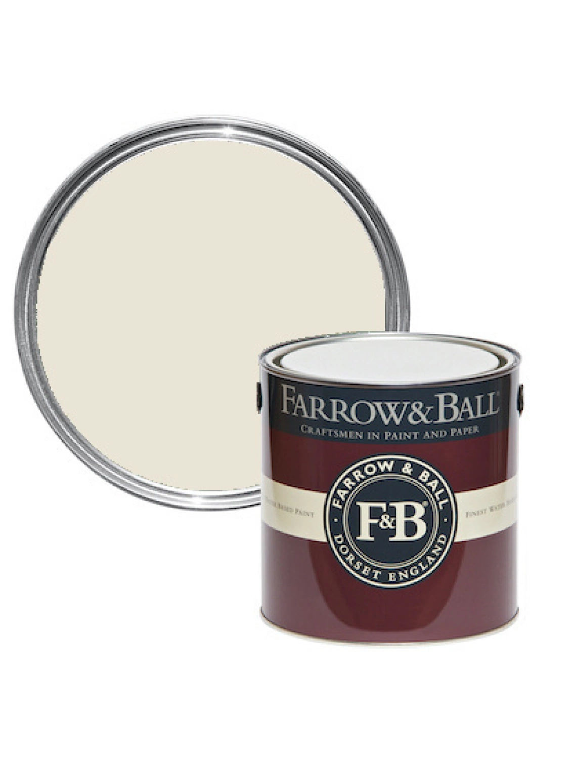 Farrow & Ball Estate Emulsion Farrow's White No. 9812 - 2,5L-image