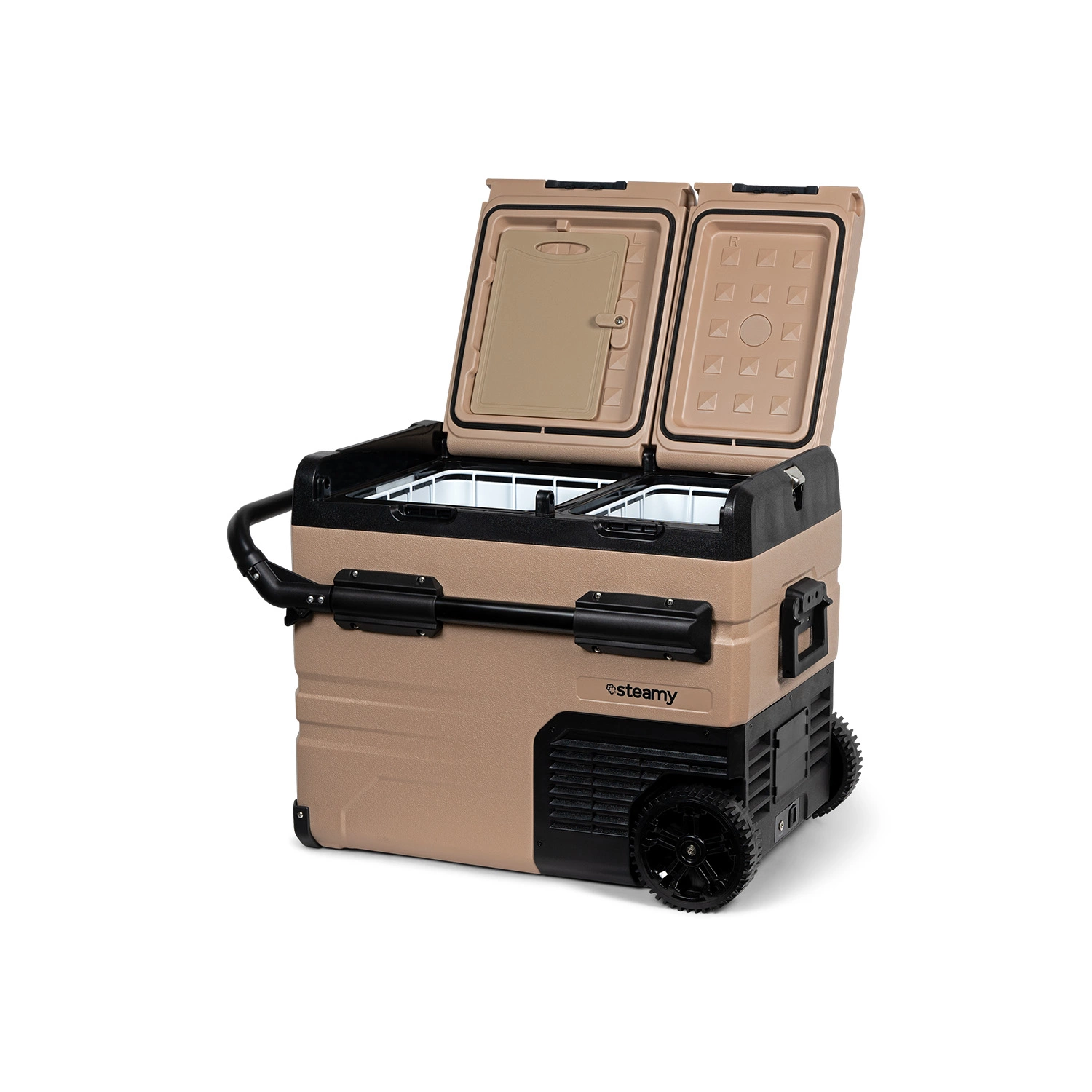 Steamy-E SECTAW45 Dual zone Elektrische Compressor Koelbox op wielen - 45L-image