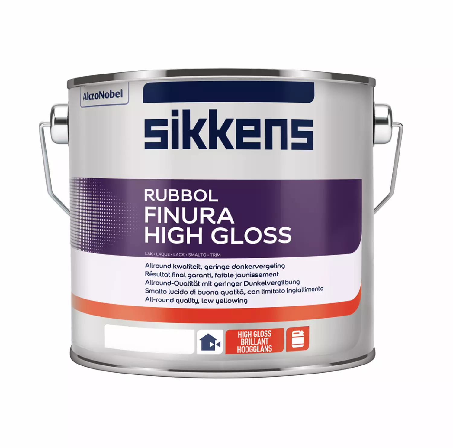 Sikkens Rubbol Finura high gloss - op kleur gemengd - 2.5L-image