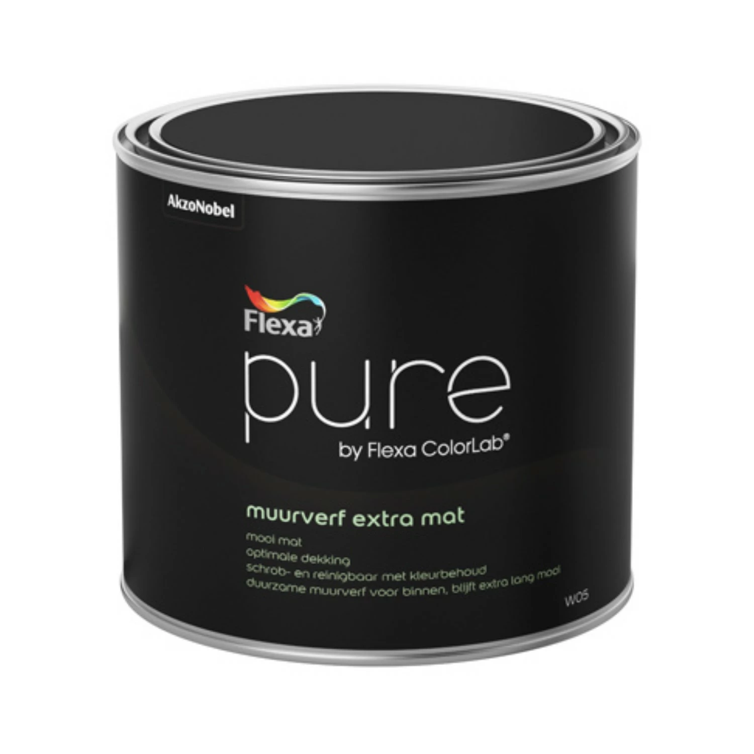 Flexa Pure Muurverf Extra Mat - op kleur gemengd - 5L-image