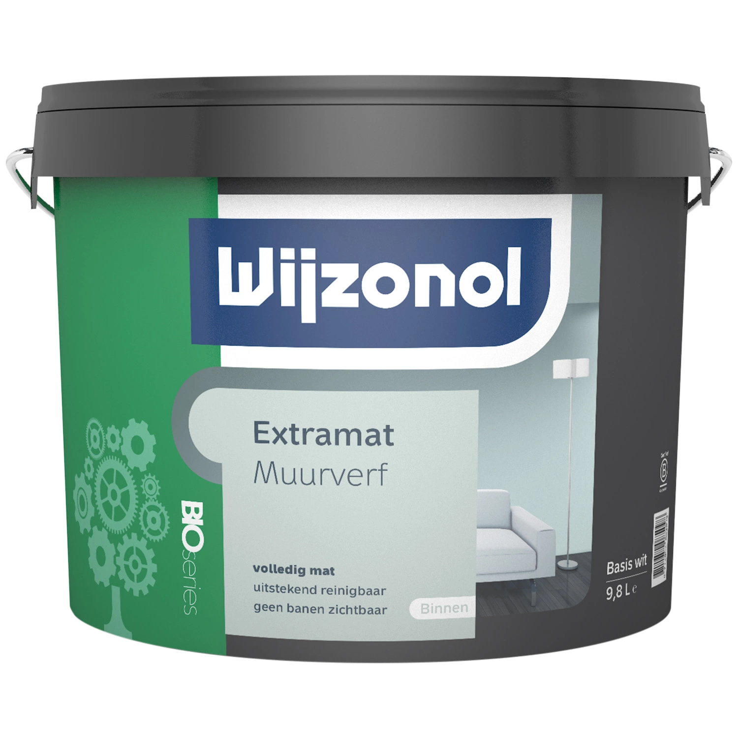 Wijzonol Extramat Muurverf BIO series - op kleur gemengd - 10L-image