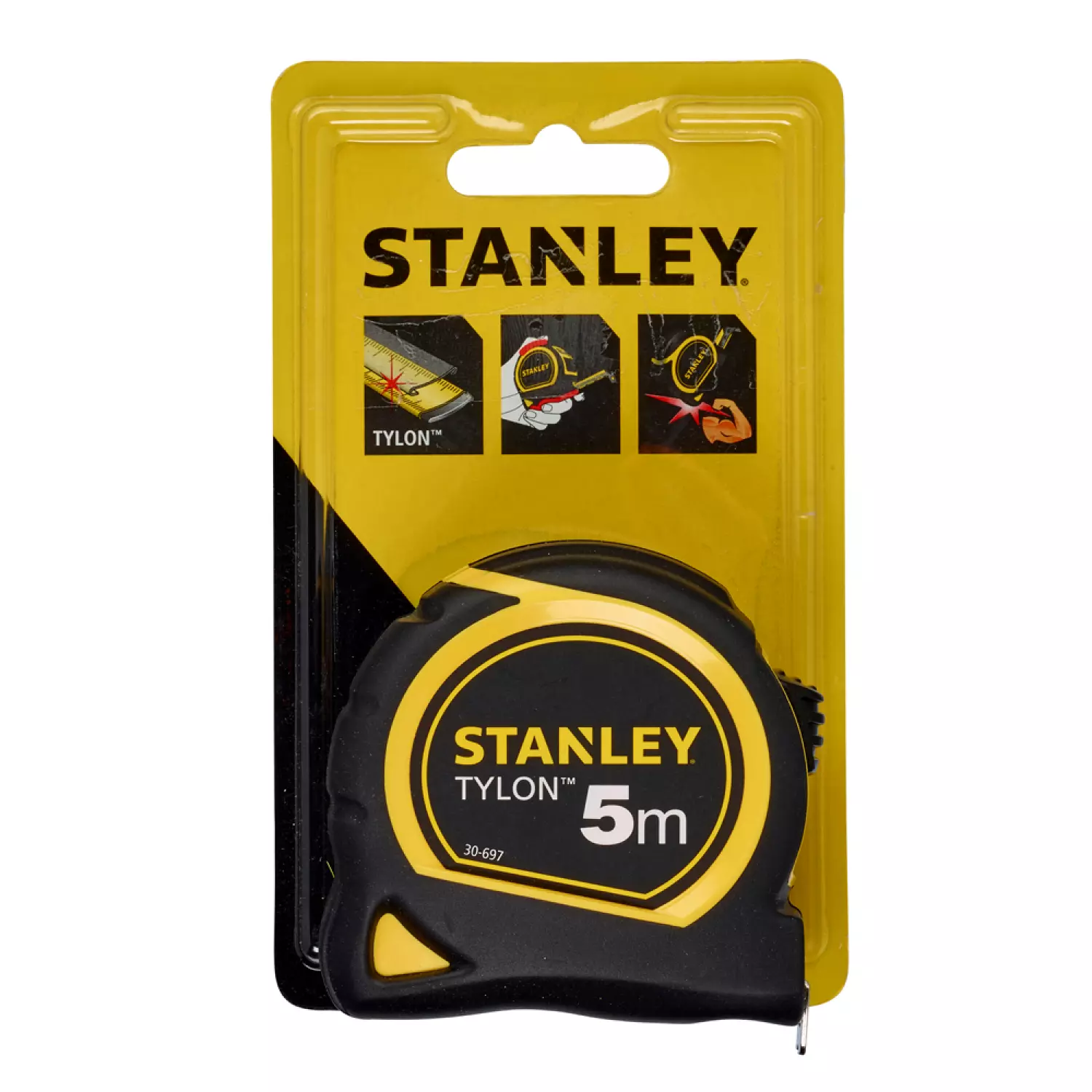 Stanley 1-30-697 Tylon Rolmaat - 5m x 19mm-image