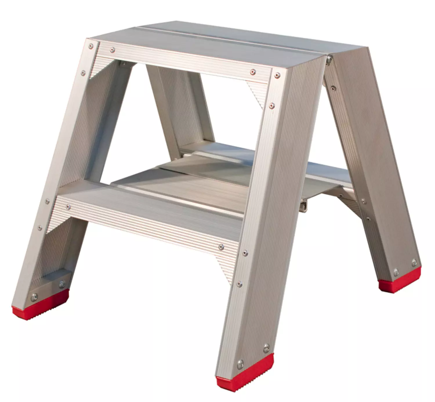 Little Jumbo 4741000202 SuperPRO Dubbele trap - Aluminium - 2 x 2 treden - max. werkhooogte 0.45 m.-image