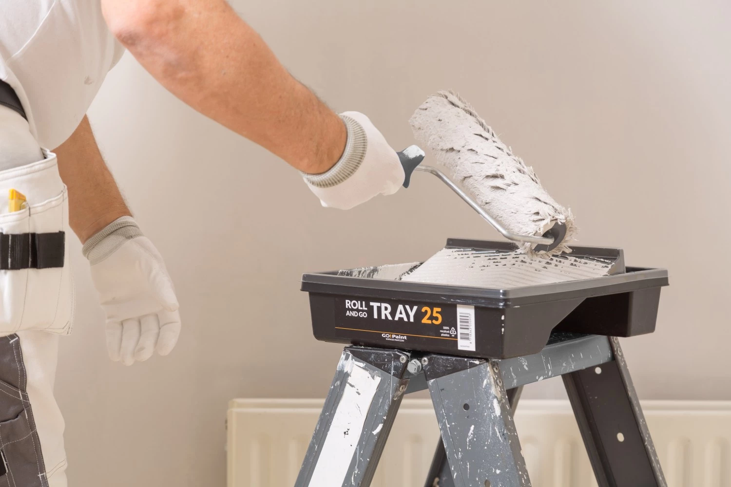 Go!Paint Roll And Go Verfbak - 25cm Roller + 5 Inzetbakken-image