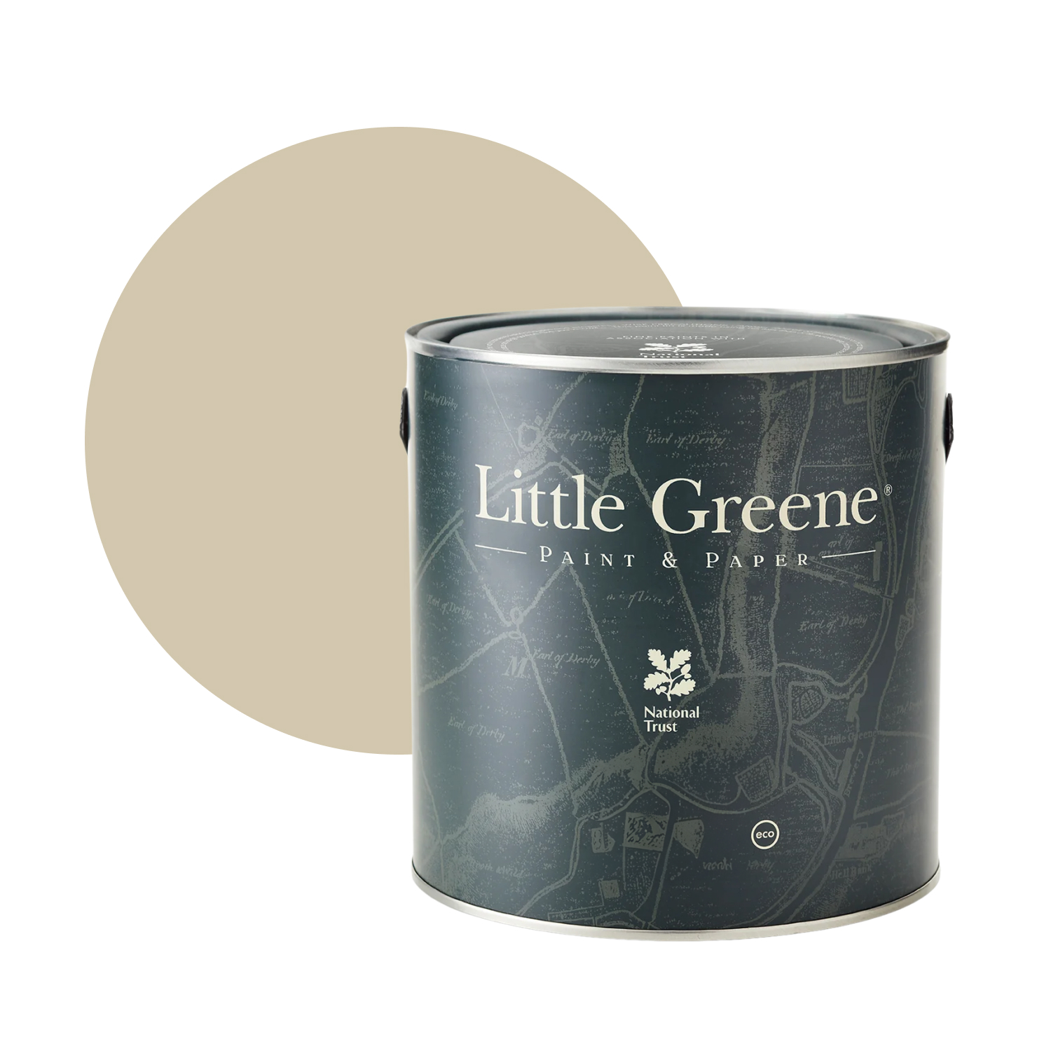 Little Greene Intelligent Masonry Paint - Slaked Lime Deep No. 150 - 5L-image