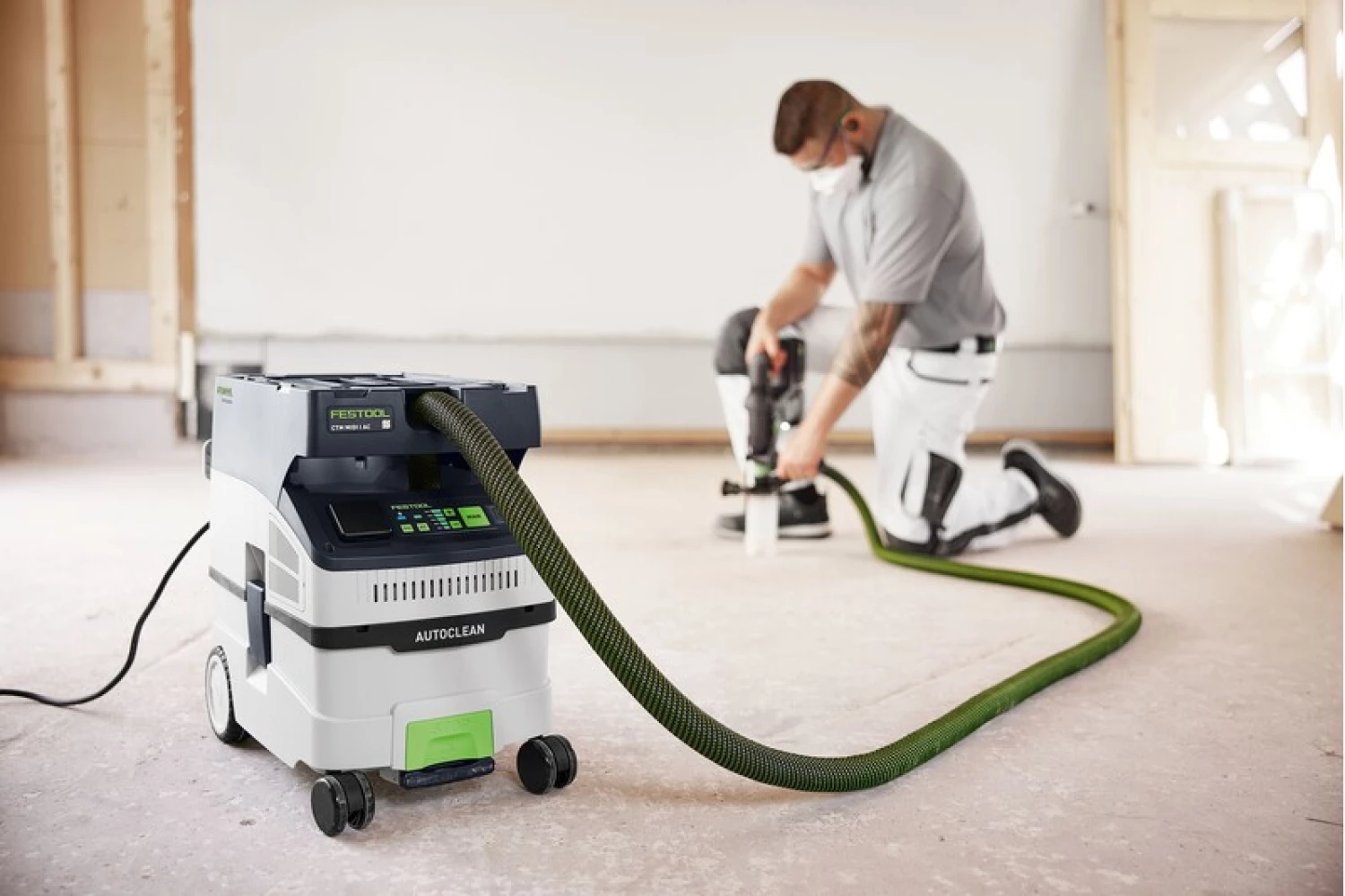 Festool CTL MIDI I AC Stofzuiger autoclean - 1200W - L-Klasse - 15L