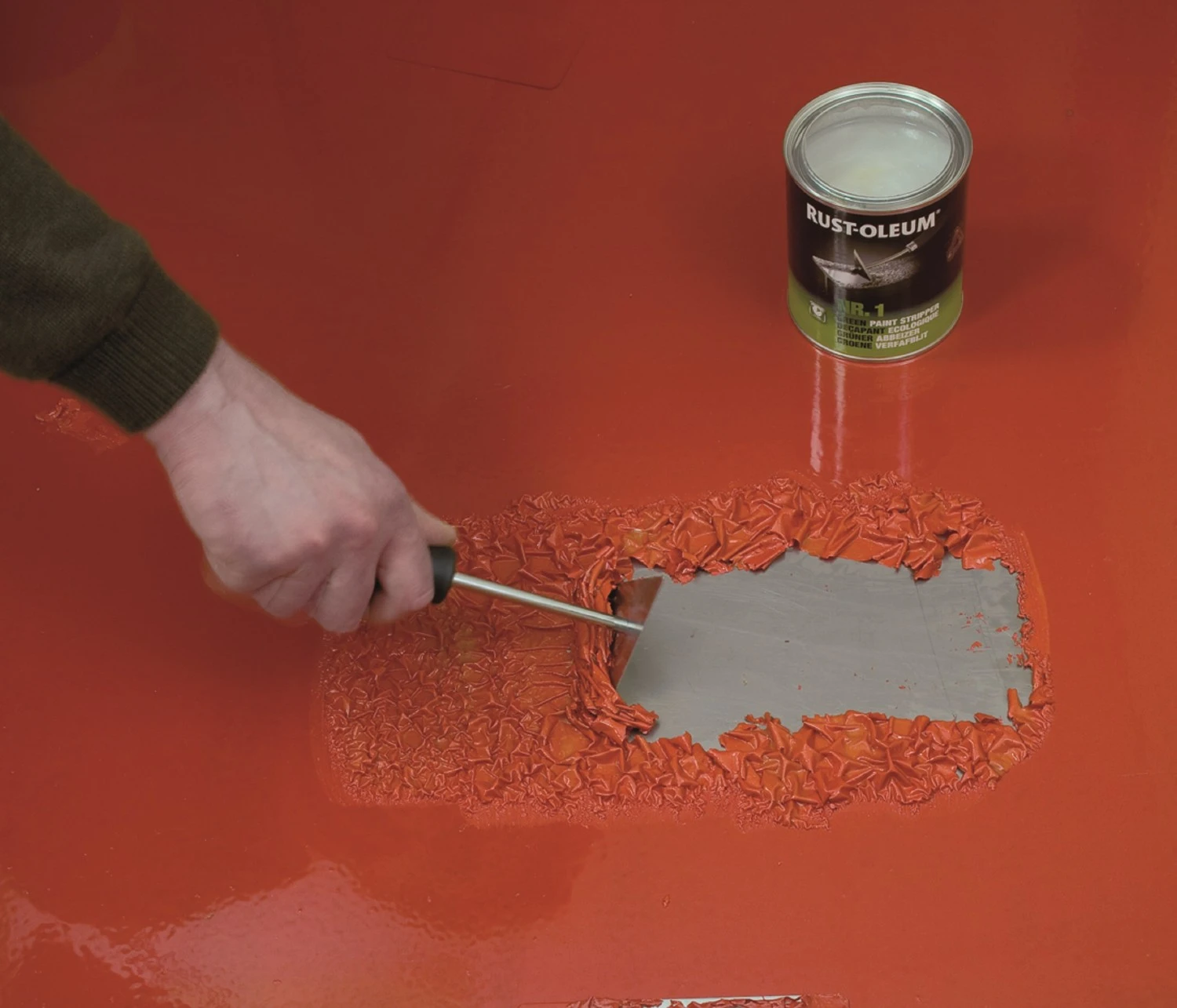 Rust-Oleum Verfafbijt - transparant - 0,75L