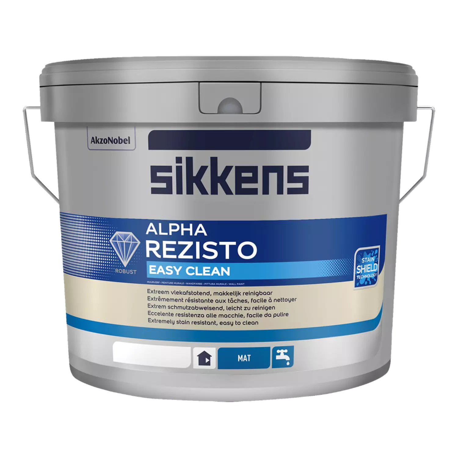 Sikkens Alpha Rezisto Easy Clean Mat - op kleur gemengd - 5L-image