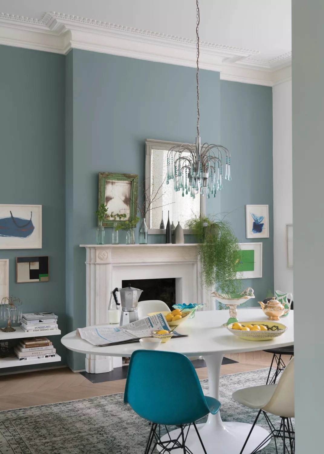 Farrow & Ball Estate Emulsion Oval Room Blue No.85 - 5L-image