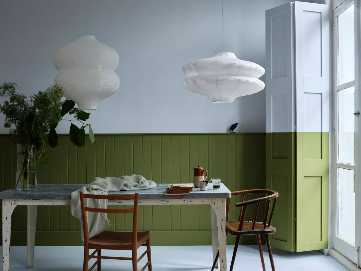 Farrow & Ball Flat Eggshell Sap Green No.199 - 750ml-image