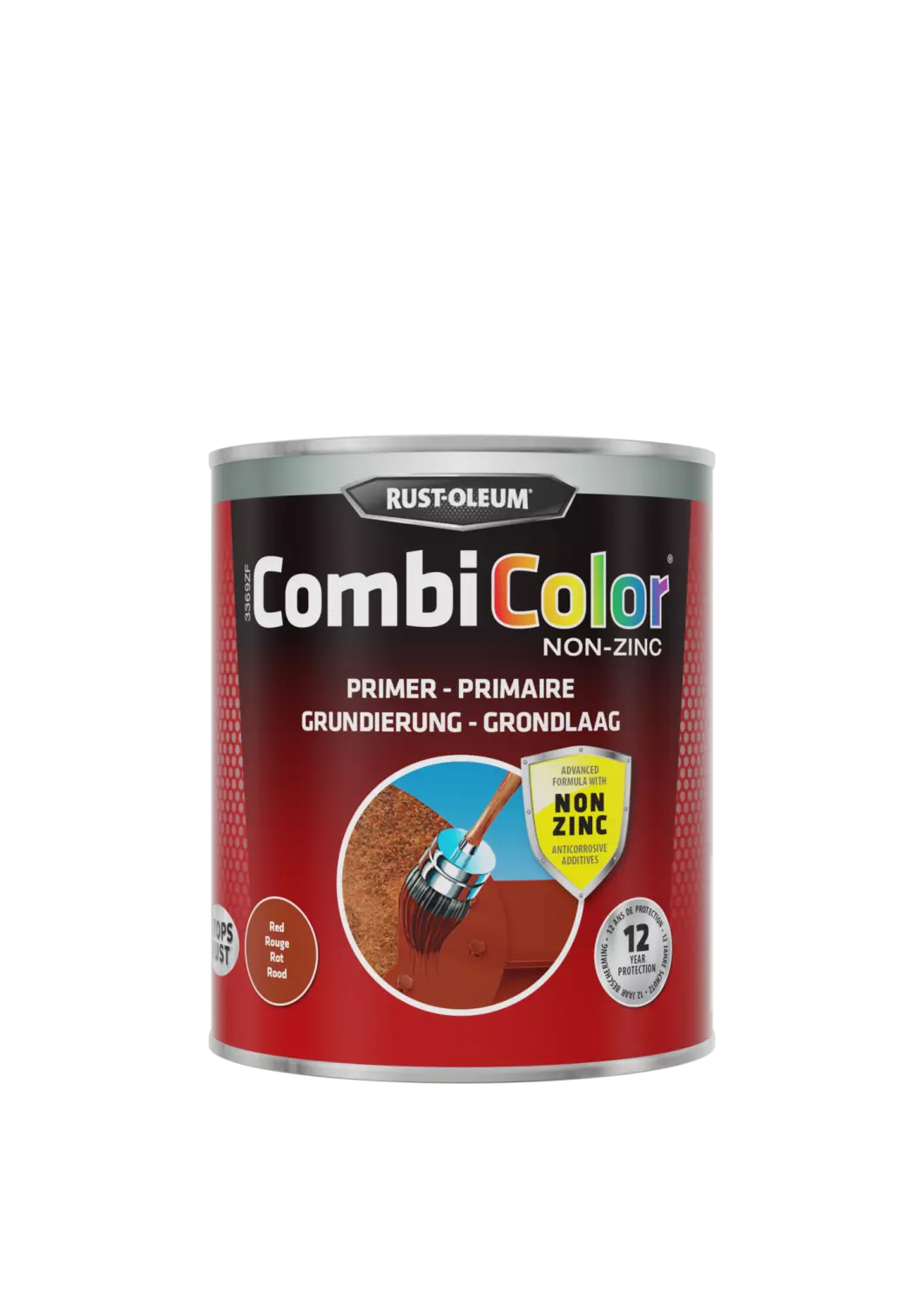 Rust-Oleum Combiprimer Zinkvrij Roodbruin 750Ml-image