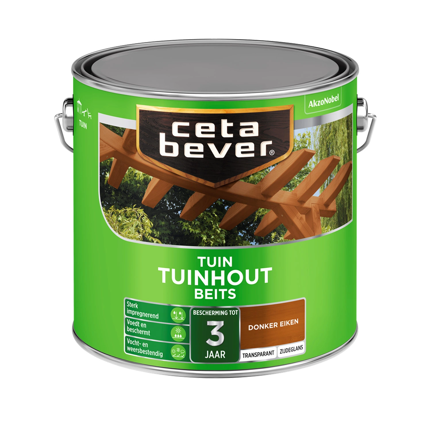 Cetabever Transparante Tuinhout Beits - Donker Eiken - 2,5L-image