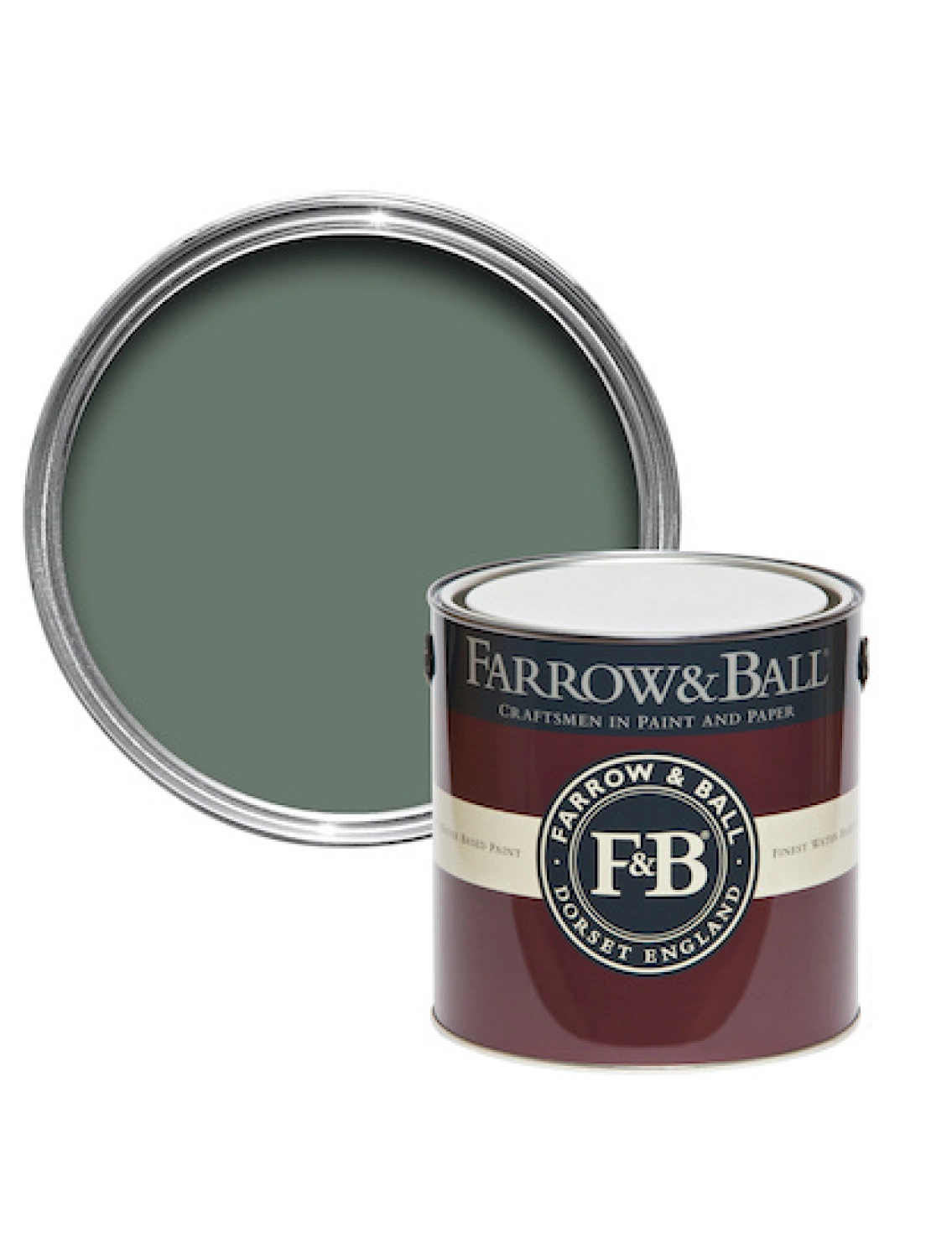 Farrow & Ball Estate Emulsion Green Smoke No.47 - 2,5L-image