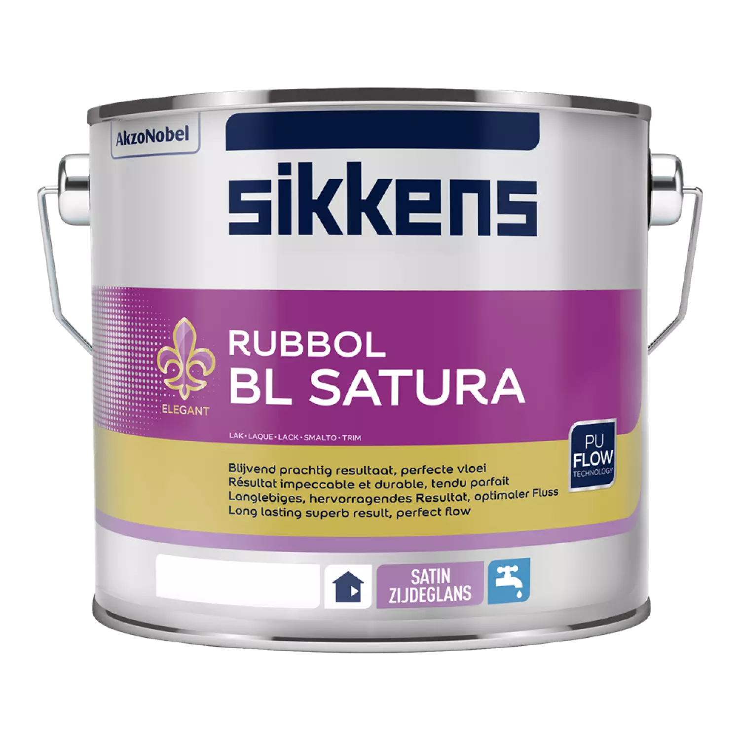 Sikkens Rubbol BL Satura Zijdeglans - Wit - 2,5L-image