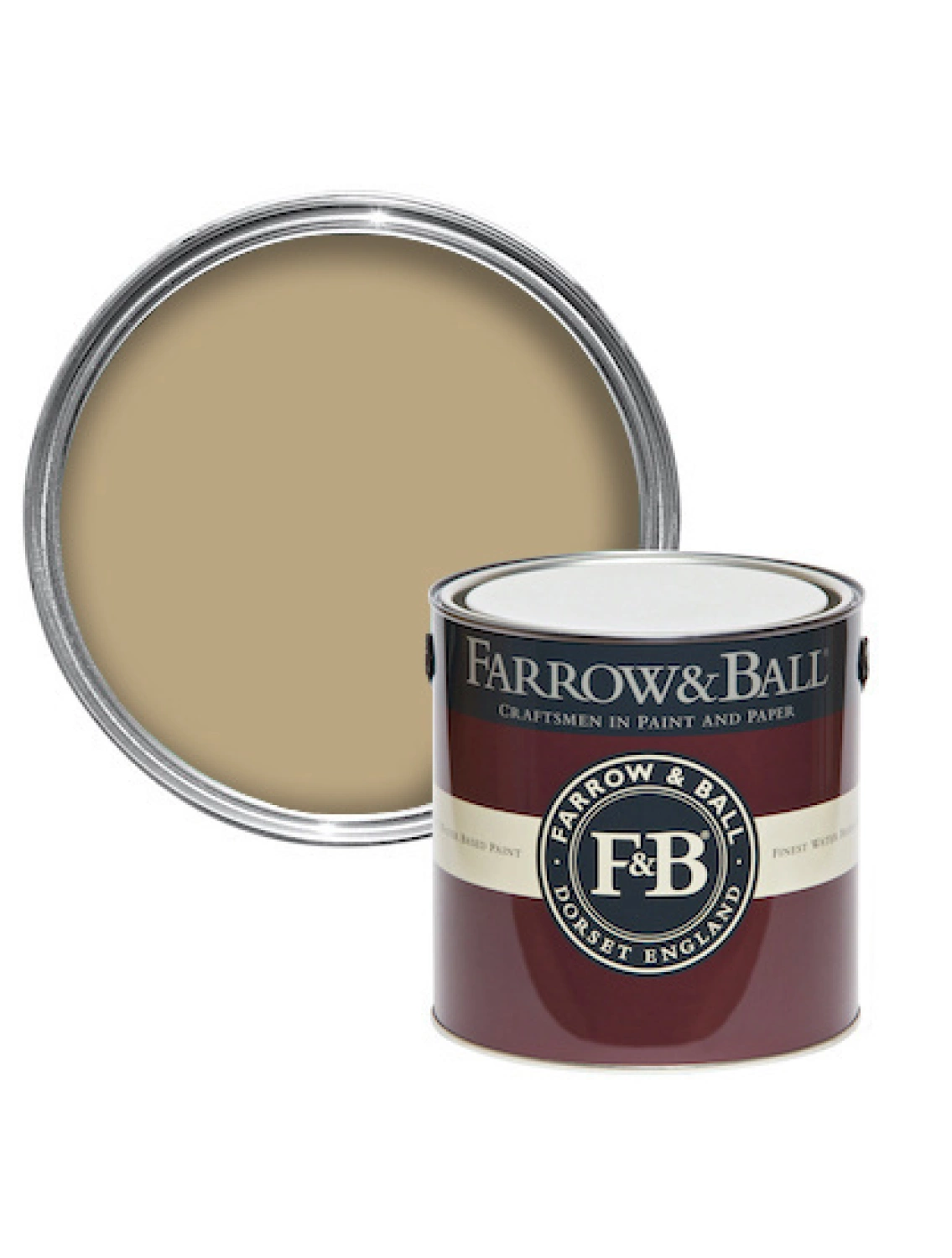 Farrow & Ball Flat Eggshell Biscuit No.38 - 750ml-image