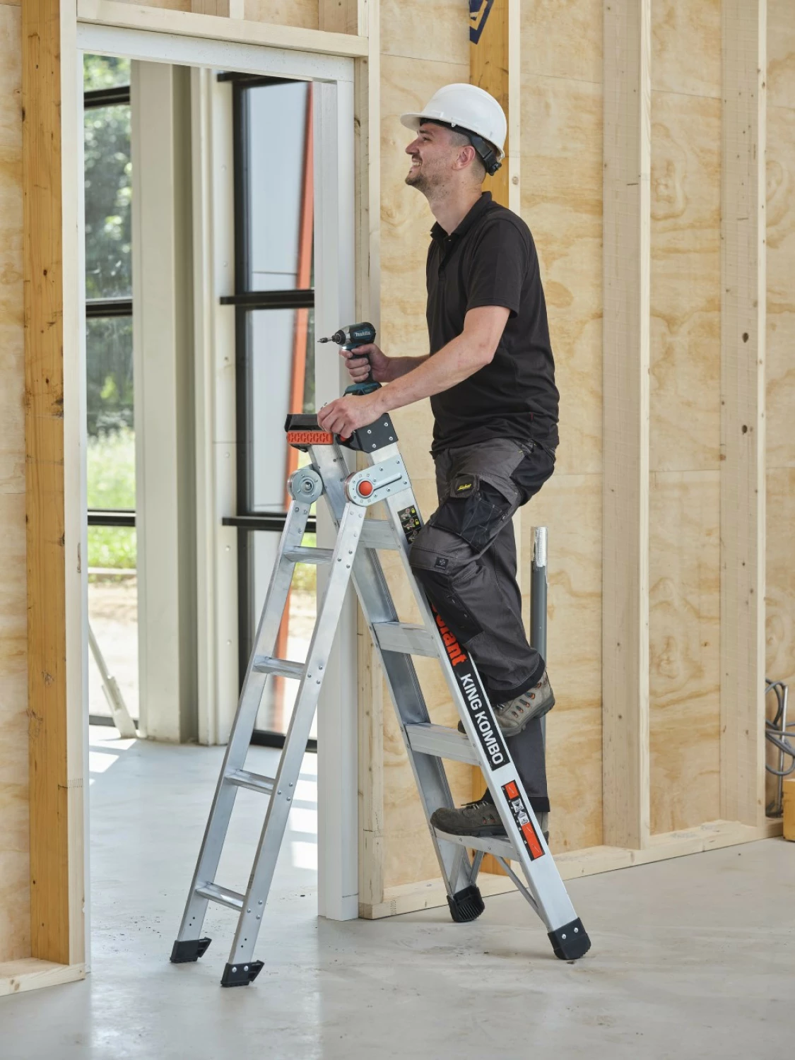 Altrex 503075 King Kombo 3 in 1 multifunctionele trap 5 + 3 treden-image