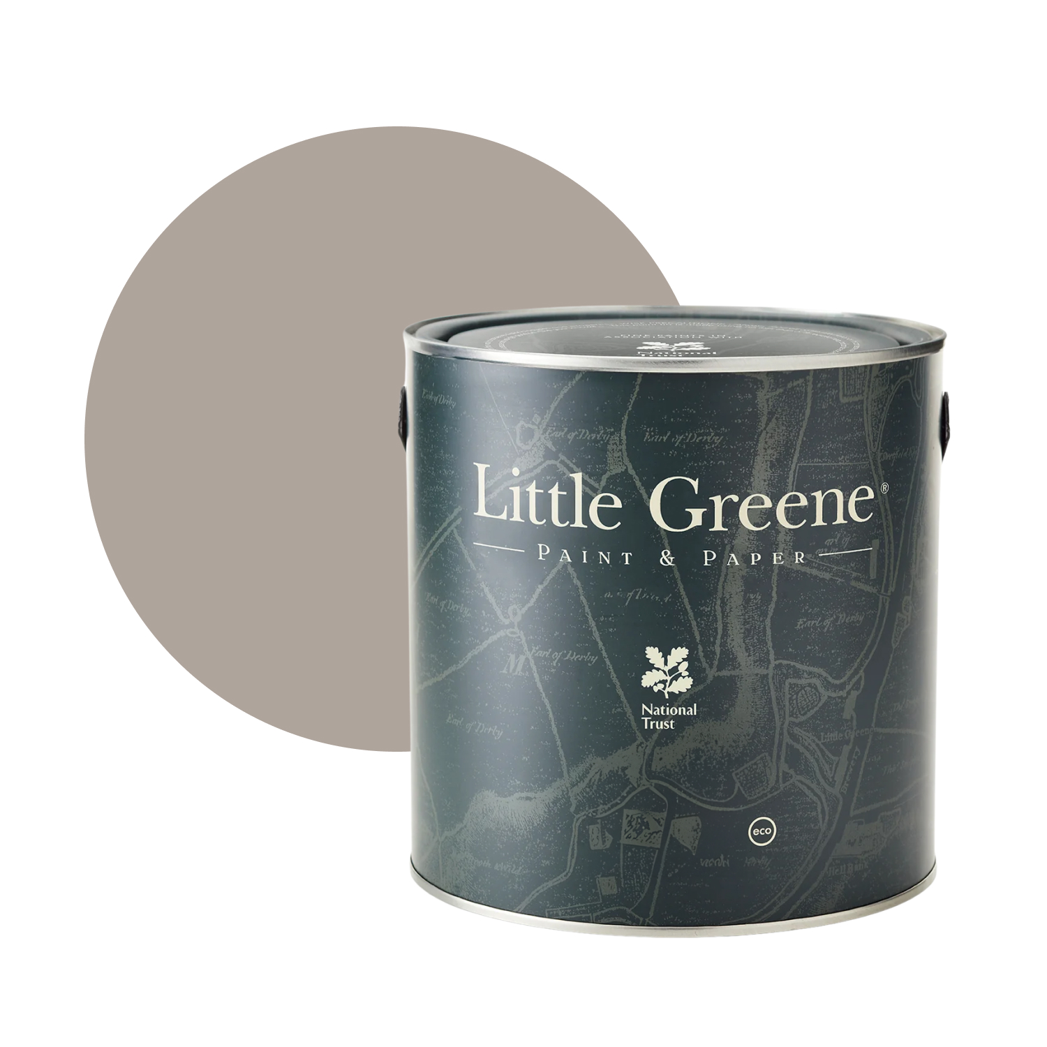 Little Greene Traditional Oil Gloss - Perennial Grey No. 245 - 2,5L-image