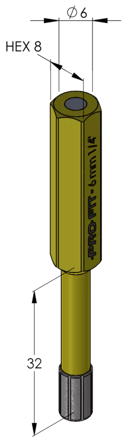 ProFit 09031006 Diamantboor zeskant - 6mm-image