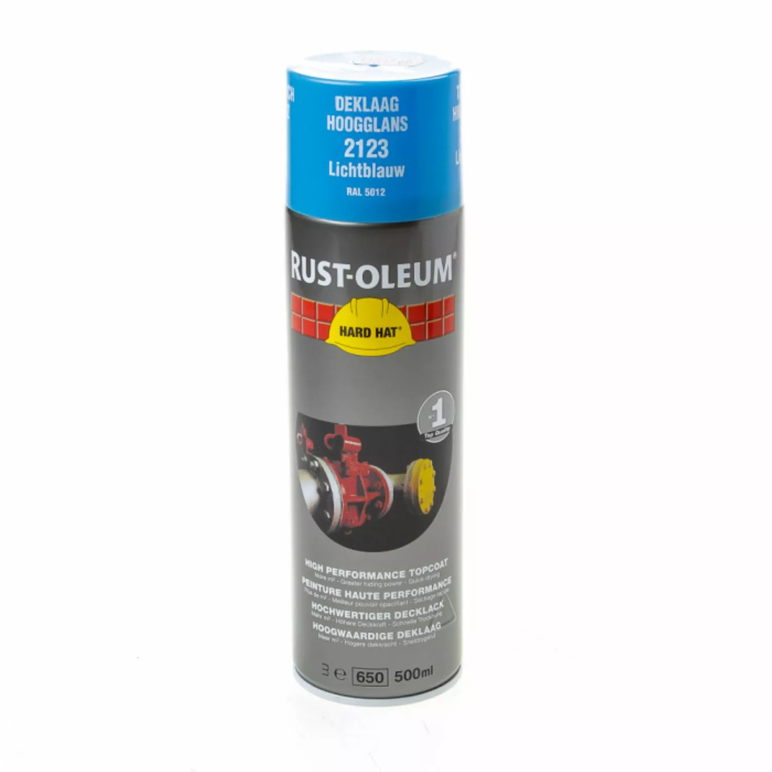 Rust-Oleum Hard Hat 2123 - RAL 5012 lichtblauw - 0,5L-image