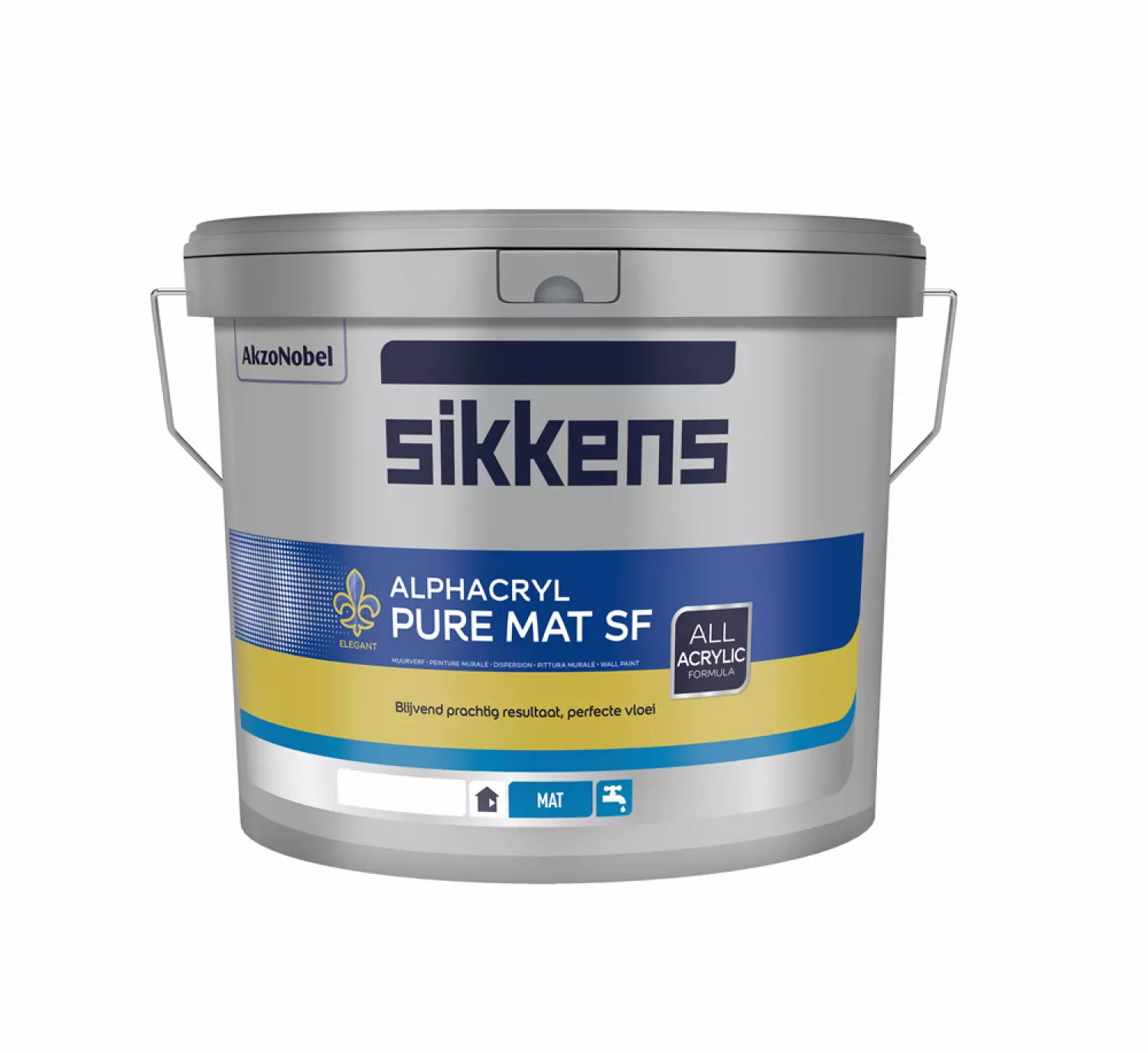 Sikkens Alphacryl Pure Mat SF Wit 5L-image