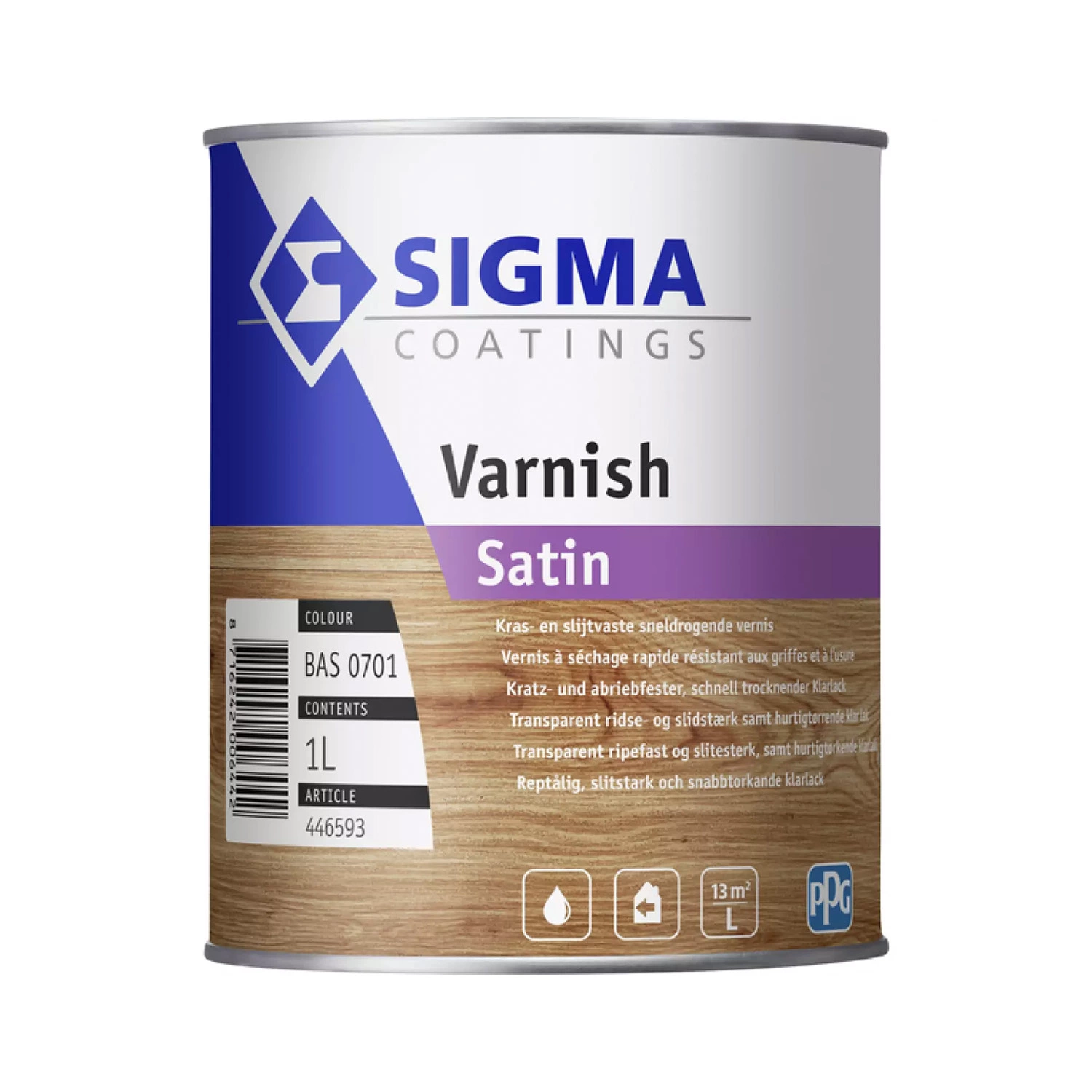 Sigma Varnish Satin - blank 0701 - 1L-image