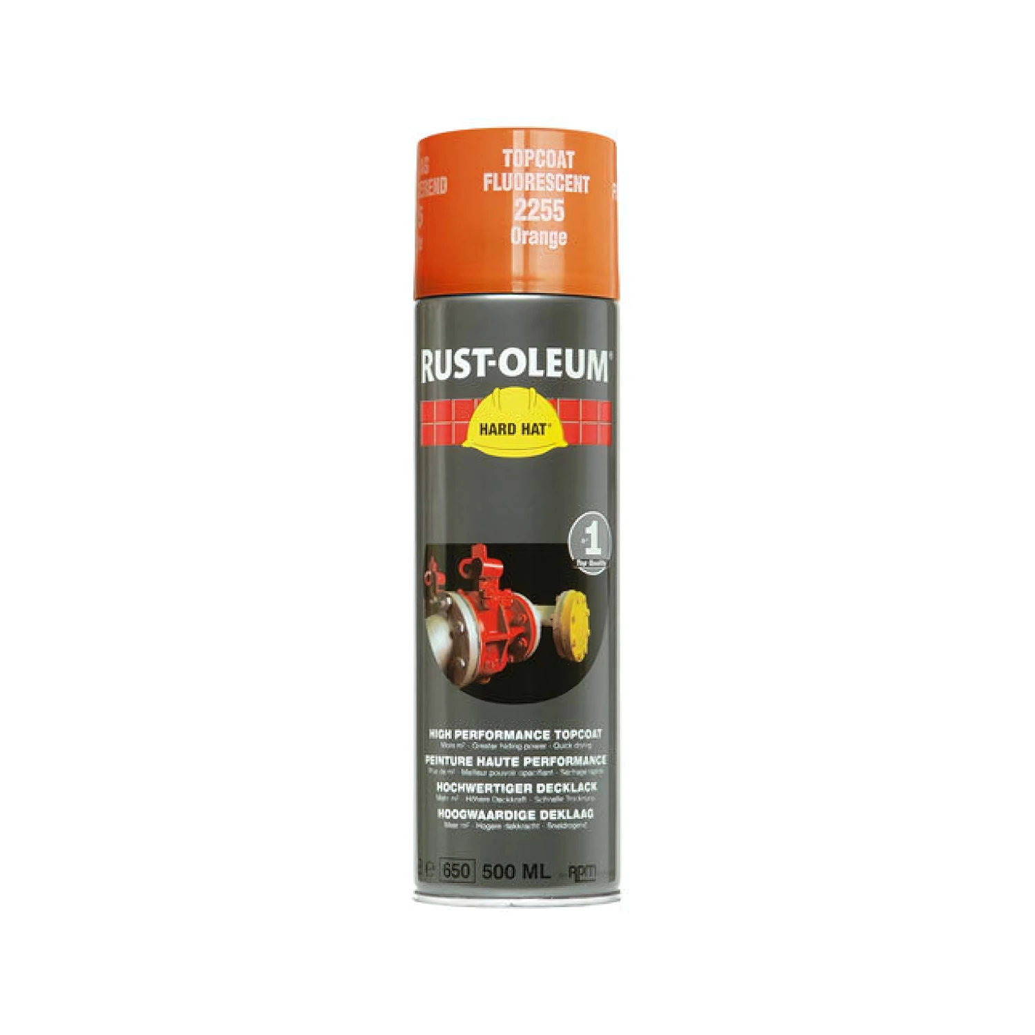Rust-Oleum Hard Hat 2144 - RAL 1023 verkeersgeel - 0,5L-image