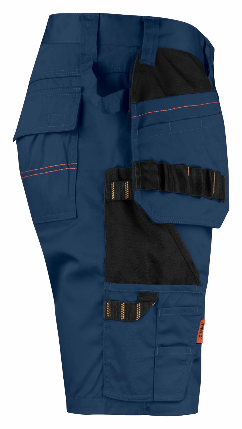 Jobman 2722 Werkbroek kort Holsterpocket - Maat 46 - Blauw / Zwart-image